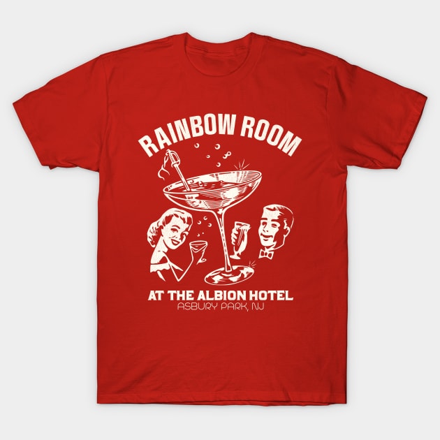 Rainbow Room at the Albion Hotel Defunct Nightclub T-Shirt by darklordpug